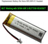 AOLIKES 3.7v 1400mAh Battery Replacement for Sena 50R, 50R-01 Motorcycle Bluetooth Headset, SP76 Battery Replacement (NOT Compatible with 50R 3-Button)