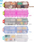 Pill Case (5 Pack) Portable Small Tablet Container Box with 10 Compartments for Travel, Pocket Organizer