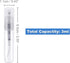 Thyores 50pcs Mini Perfume Atomizer, Clear Plastic Spray Bottle, Portable Fragrance Spray Bottle - 3ml
