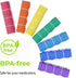 KOCOSSIY 4 Pack 1 Weekly Pill Organizer Times a Day, Daily Pill Box with EVA Cover, with Large Compartment to Hold
