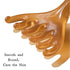 KINTEGOOD 6-Claw Dual Head Massage Comb with Gua Sha Tool, Design, Magnetic Beads, Resin Handle for Scalp, Face, Body