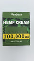 Healpark 8.5 oz hemp Cream - fl -with Arnica,MSM, Turmeric, Menthol, Aloe
