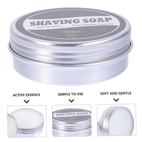 Stirling Shave Soap, 1pc Shaving Soap Cleaning Kit with Sandalwood Shaving Cream for Men