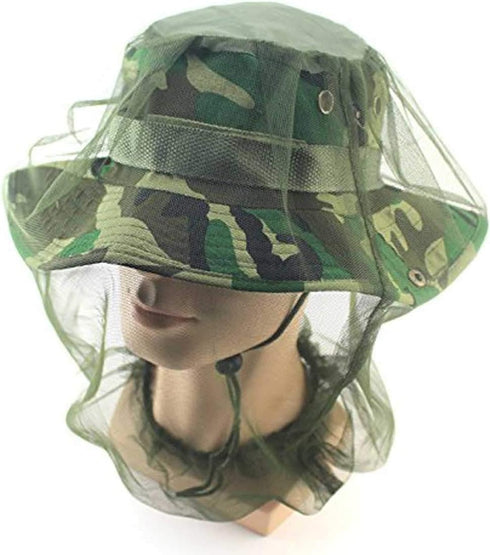 4 Pack Face Netting Head Net Neck Cover for Outdoor Hiking Camping Climbing Walking Protection