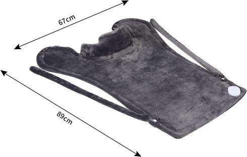 Ambershine XXXL King Size Neck & Shoulder & Back Heating Pad - 26"x35" with 10 Temperature Settings & 4 Auto-Off