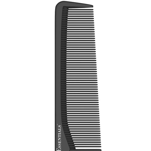 Styling Comb 2 Pack, Professional 7 Inch Black Carbon Fiber Anti Static Comb for All Hair Types