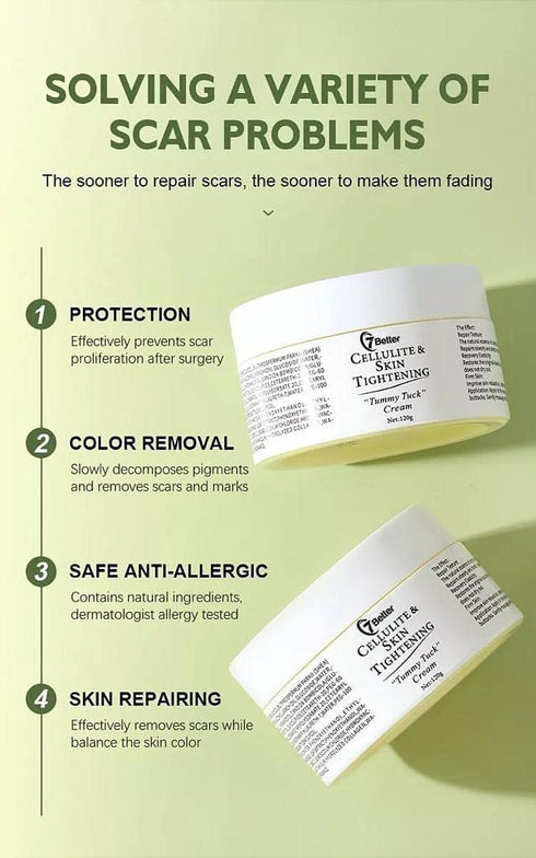 Stretch Marks and Scars Removal Cream for Pregnancy, Gentle Skincare for Abdominal Firming