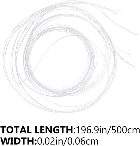 Hemobllo 3 Packs Eyeglass Repair Kit, Half Rim Glasses Thread String Replacement Parts for Maintenance