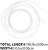 Hemobllo 3 Packs Eyeglass Repair Kit, Half Rim Glasses Thread String Replacement Parts for Maintenance