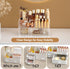 Makeup Organizer for Vanity, Large Acrylic Desk Holder with Drawers, Ideal for Cosmetics, Lipsticks, Nail Polish,