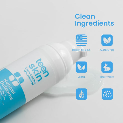 Teen Skin Moisturizer - Gentle Non-Toxic Acne Treatment for Boys & Girls, Suitable for All Skin Types (50 ML)
