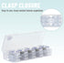 JynJyn 2-Pack 30 30 Contact Lens Organizer Case, Portable Storage Case for Daily Disposable Contact Lenses, Holds