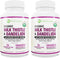 Max Absorption USDA Organic Milk Thistle - Potent 5:1 Concentrated Extract (2000mg Strength) & Organic Dandelion Root,