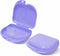 Retainer Case - Pack of 2, Odorless Mouth Guard Case, Ventilated, Durable & Hygienic for Braces, Dentures & Aligners