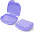 Retainer Case - Pack of 2, Odorless Mouth Guard Case, Ventilated, Durable & Hygienic for Braces, Dentures & Aligners