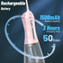 molux 320ML IPX8 Water Dental Flosser Pick for Teeth Portable Oral Irrigator Rechargeable Travel Irrigation Cleaner