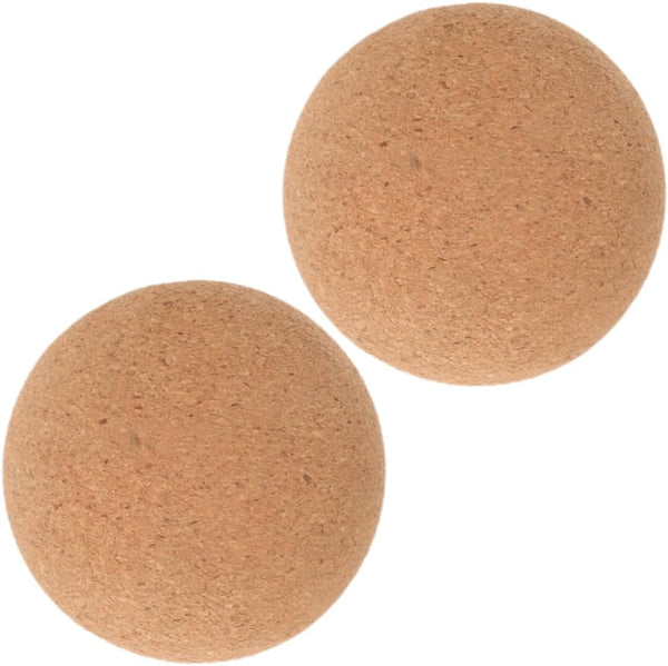 Sosoport Cork Massage Ball Set Yoga Massager Soft Spiky Roller Ball for