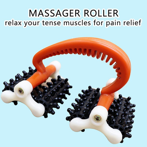KKSS Relax Massage Ball Roller - Handheld Total Body Massager for Back, Neck, Foot, Calf, Leg, Arm | Deep Tissue