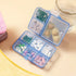 Wopanxye Travel Medicine Pill Organizer, Daily Pill Box Purse Pocket, Weekly AM PM Medication Reminder Planner, Cute