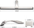 Hiware All-Purpose Shower Squeegee – Stainless Steel for Shower Doors, Bathroom, Window, and Car Glass
