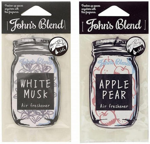John's Blend Paper Air Freshener - White Musk