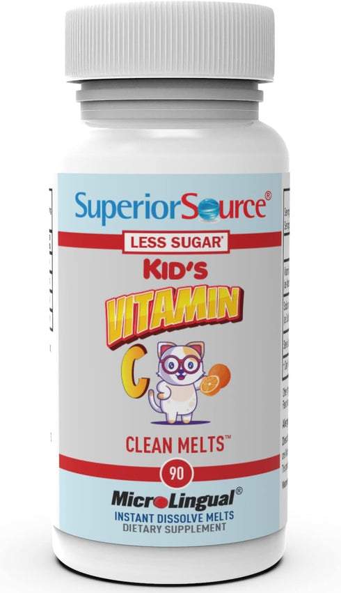 Superior Source Kid’s Vitamin C (125 mg), Quick Dissolve MicroLingual Tablets, 90 Ct