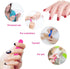 Mini Nail File Bulk - 300Pcs Disposable Double Sided Emery Boards for Home or Professional Manicure Tools (Blue and