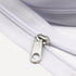 YaHoGa 50PCS Silver Pulls for #3 Nylon Coil Zippers - Zipper Sliders for Luggages, Purses & Bags