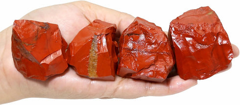 Raw Red Jasper Stone Crystals Bulk, Real Gemstones and Crystals, Healing Stones, Cuarzos Originales De Energia (1LB)