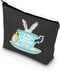BDPWSS Makeup Bag for Travel, Alice Theme, Waterproof Cosmetic Case for Friends, Sister, Female