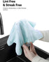Microfiber Cleaning Cloth Roll - 75 Pack, Tear Away Towels, 12" x 12", Reusable Washable Rags (Blue)