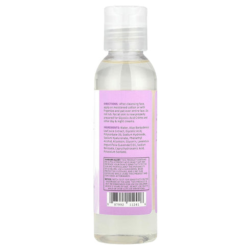 Reviva Labs Glycolic Acid Facial Toner, 4 Ounce