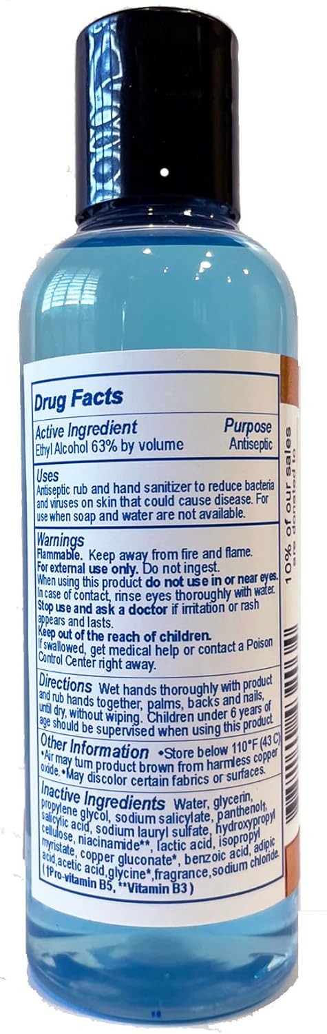 StayKlear (3.4 Oz) G2(R), B3, B5; New Multi-Care Hand Sanitizer Lotion Fl Travel Size with Copper Vitamin