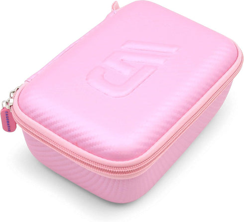 CASEMATIX Pink Travel Case Bag for Asthma Inhaler, Masks, Spacer - Case Only