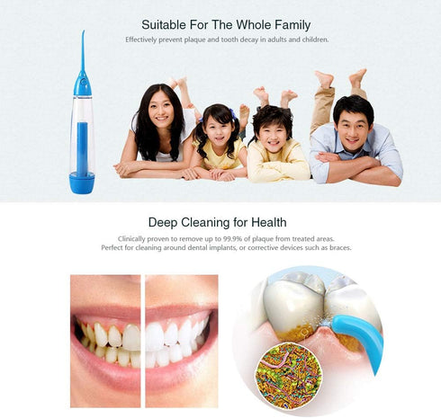 Practical Portable Water Flosser Jet Cleaning Tooth Mouth Denture Cleaner Dental Hygiene Floss
