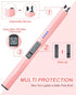 Rechargeable Electric Candle Lighter, Arc Plasma Flameless Windproof USB Lighter with Multi-Safety Protection (Rose