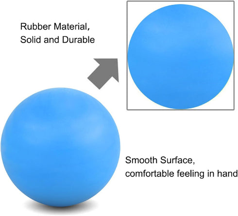 WOVTE Massage Lacrosse Ball for Sore Muscles, Shoulders, Neck, Back, Foot, Body, Deep Tissue, Trigger Point, Muscle