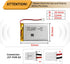EEMB 3.7V Lithium Ion Battery 1800mAh 103450 Rechargeable Pack with Wire JST Connector for Speaker