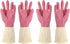 uxcell Rubber Cleaning Gloves, Reusable Household Dishwashing Long Rubber Gloves