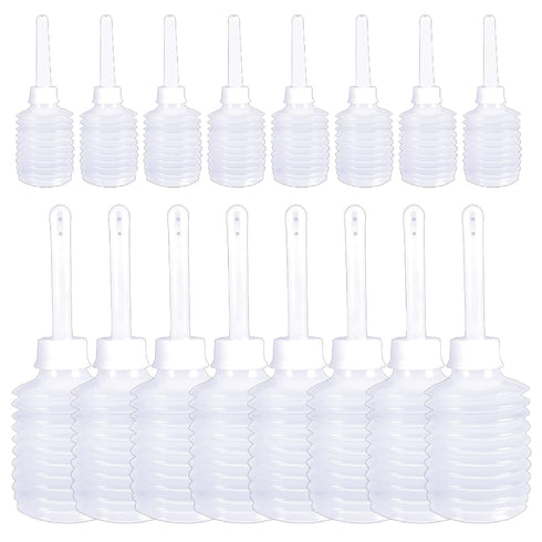 Sgqtqybk 16Pcs Douche Bottles for Women, 50ml/180ml Safe Disposable Vaginal Douche Anal Applicator