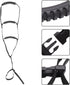 MAGICLULU Adjustable Bed Ladder Strap for Seniors and Disabled, Paralytic Pull up Belt with Support Handles, Caregiver
