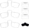 Noble Small Reading Glasses (3 Pack), Rimless Readers with Wallet Holders and Cell Phone Case