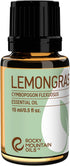 Rocky Mountain Oils Lemongrass Essential Oil - Essential Oils for Diffusers, Topical, Home - 15ml
