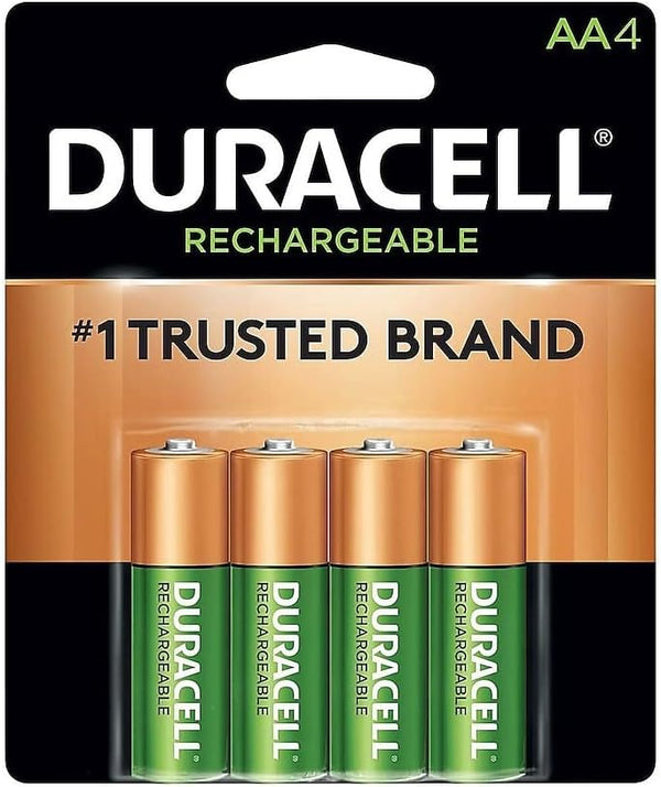 DURNLAA4BCD Rechargeable StayCharged NiMH Batteries