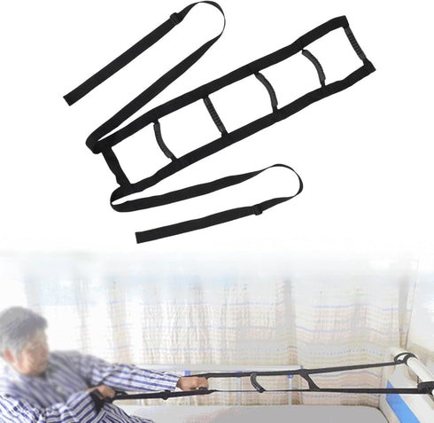 ZHDLdpUS Bed Ladder Assist Mobility & Daily Living Aids Adjustable Rope Bed Ladder