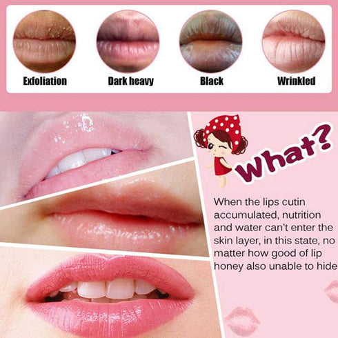Lip Mask, 30PCS Collagen Crystal Pink Lip Care Gel Pads, Moisturizing Anti-Wrinkle Treatment