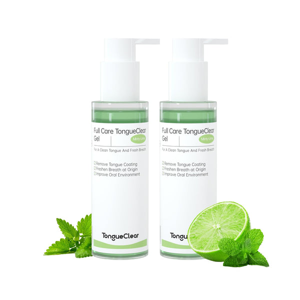 Fresh Mint Tongue Gel - 2 Pack Tongue Cleaning Paste for Bad Breath and Halitosis