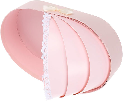 TIDTALEO Flower Arrangement Box Set with Fresh Flower Packing, Pink Cradle-shaped Floral
