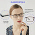 Professional Reading Glasses for Men/Women, Blue Light Blocking Computer Readers with Spring Hinges for UV Protection