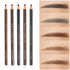 5pcs 5 Colors Peel-Off Eyebrow Pencil Set for Drawing, Marking, Eyebrow Makeup Tool